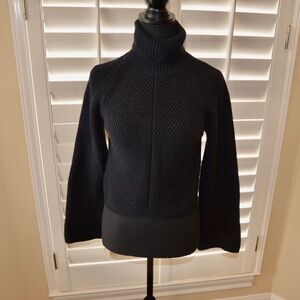 Maeve/Anthropologie Wool Blend Long Sleeve Flare Sweater